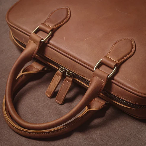 Crazy Horse Cowhide Briefcase